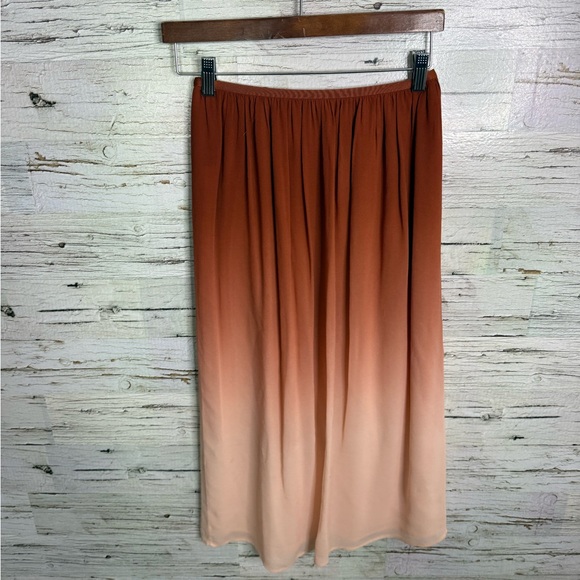 Aritzia babaton Ombre Maxi Skirt in Brown and Cream size xxs - Picture 5 of 6